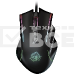 Мышь проводная Qumo Medusa M81 черный, 3200 dpi, USB, кнопки - 7, фото 1