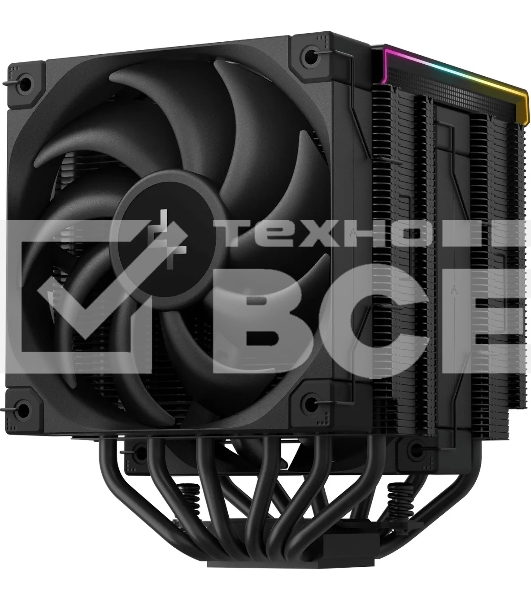 Кулер для процессора DEEPCOOL AK620 DIGITAL PRO черный, 120 мм, алюминий/медь, 1750 об/мин, 25 дБ, 4 pin, 260 Вт, 163 мм
