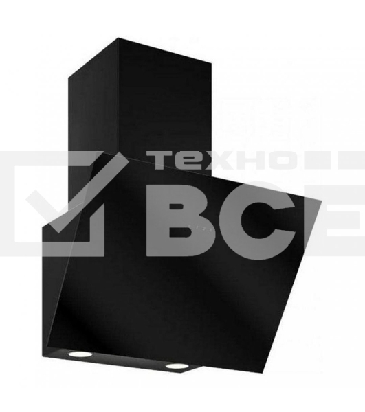 Вытяжка Elikor Антрацит 60П-650-Е3Д КВ I Э-650-60-552 черный/черное стекло