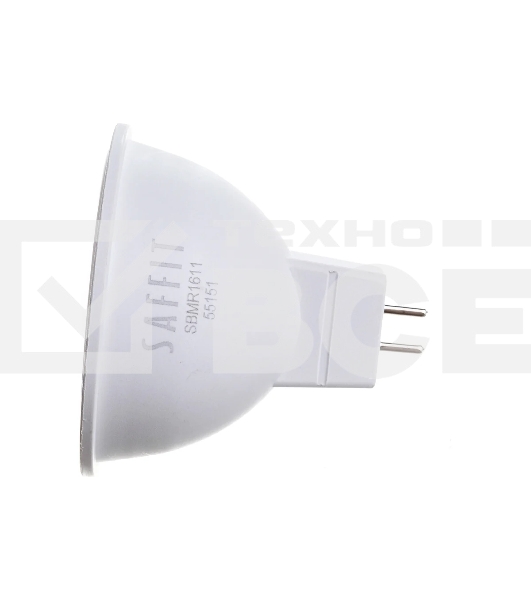 Лампа светодиодная SAFFIT SBMR1611 (55151) 11 вт 230в GU5.3 теплый