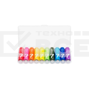 Батарея CUKTECH AAA rainbow alkaline (10 шт.)