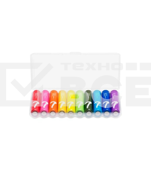 Батарея CUKTECH AAA rainbow alkaline (10 шт.)