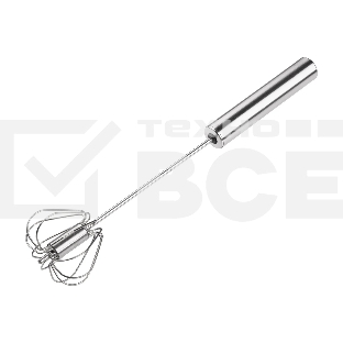 Полуавтоматический венчик для взбивания Mallony  NIMBUS из нержавеющей стали, размер: 25.5*5.8 см