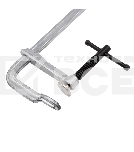 Струбцина Denzel F-образная, 100x600 мм, кованая