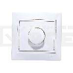 Светорегулятор СП 800 Вт Мира бел/бел. Lezard 701-0202-115, фото 1