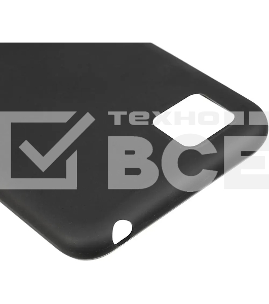 Чехол (клип-кейс) BoraSCO для Honor 9S черный (матовый) (38857)