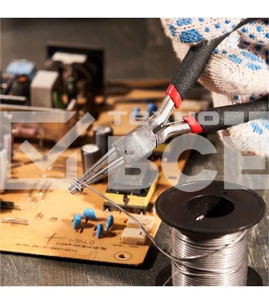 Круглогубцы Rexant 12-4606 Мини 120 мм никелированные, авторазжим, обливные рукоятки