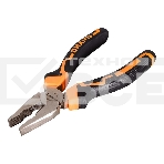 Плоскогубцы ВИХРЬ 160 мм., никелированные, двухкомпонентные рукоятки, фото3