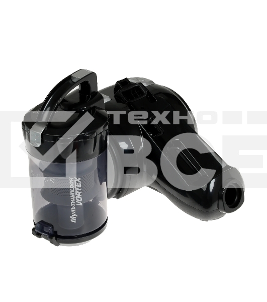 Пылесос Centek CT-2524 черный/серый, 420/2300 Вт, уборка сухая, пылесборник контейнер 2 л