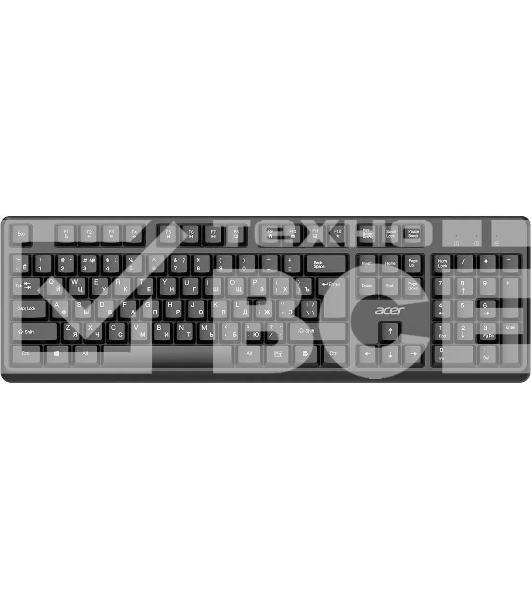 Комплект клавиатура+мышь Acer OCC501 проводной, USB, 1200 DPI, черный