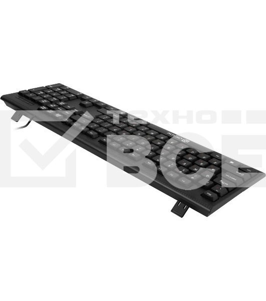 Комплект клавиатура+мышь Oklick 620M проводной, USB, 1200 DPI, чёрный