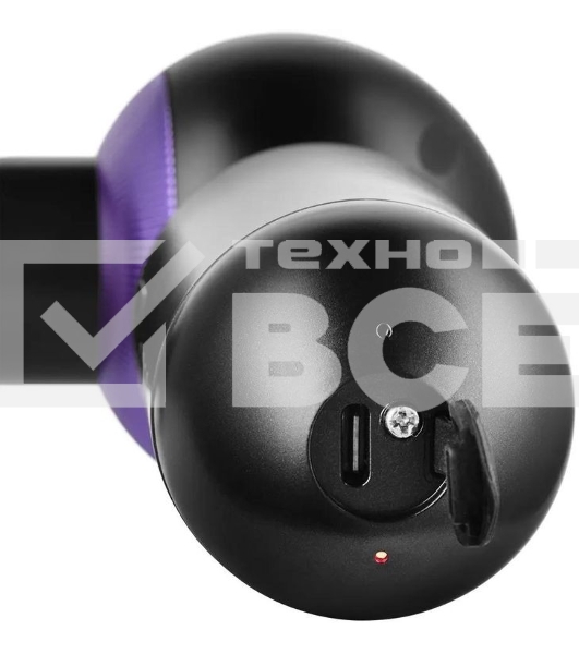 Массажер Kitfort КТ-2987 60Вт черный/фиолетовый