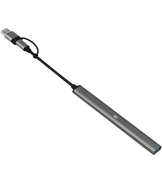 USB-концентратор Digma DHUB-7USB-AC-2.0, USB-C + USB-A, USB 2.0 7 портов, USB