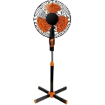 Вентилятор OASIS VF-40PSB чёрный/оранжевый, напольный, 40 Вт, 3 скорости, 36 см, фото 1