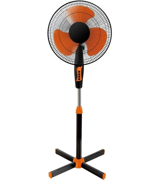 Вентилятор OASIS VF-40PSB чёрный/оранжевый, напольный, 40 Вт, 3 скорости, 36 см