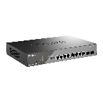 Коммутатор D-Link DSS-200G-10MP/A1A, 8×1 Гбит/с + 2×1 Гбит/с SFP, настраиваемый, фото2
