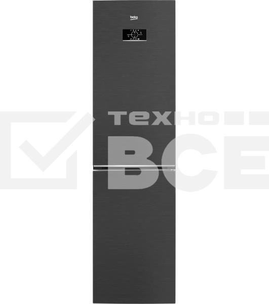 Холодильник Beko B3R0CNK332HXBR черный сапфир двухкамерный 200/100л морозилка снизу, No Frost