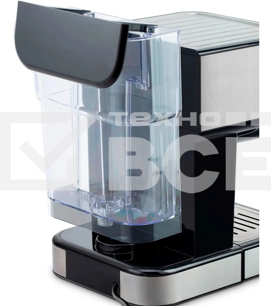 Кофеварка рожковая Vitek VT-1520 серебристый/черный, исп. кофе - молотый, 1.5 л, 850 Вт, 15 Бар