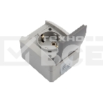 Розетка одноместная KRANZ INDUSTRIAL открытой установки с заземлением, IP54 серая, фото3
