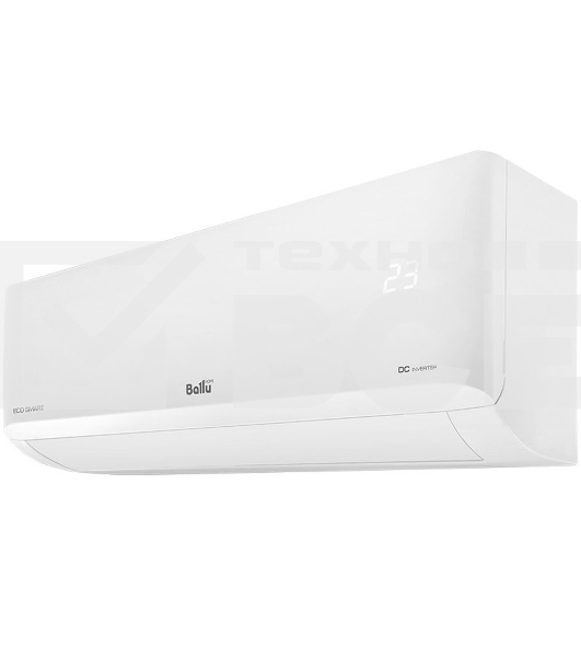 Блок внутренний сплит-системы Ballu Eco Smart DC BSYI/in-08HN8_V4 инвертор, 8000 BTU, 23 м², 20 дБ, охлаждение, обогрев, осушение, белый