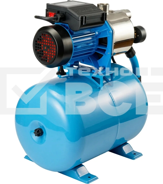 Насосная станция центробежный Джилекс Джамбо 60/35 Н-24 2.0 620Вт 3600л/час (в компл.:Реле давления РДМ-5, гидроаккумулятор 24 литра) (3012)