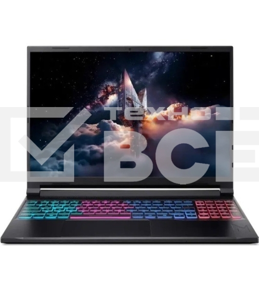 Ноутбук Acer Aspire Nitro V165AI ANV16S-41-R570 16'(2560x1600 (матовый) IPS)/AMD Ryzen 7 260(3.8Ghz)/32Gb/1024PCISSD Gb/noDVD/Ext:NVIDIA GeForce RTX 5060(8192Mb)/Cam/BT/WiFi/76WHr/war 1y/2.1kg/Silver/NoOS