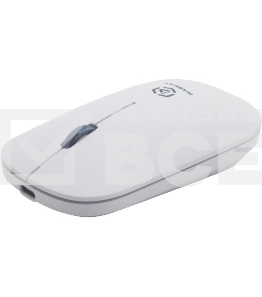 Мышь беспроводная Raskat M003WR белый, 2400 dpi, радиоканал, Bluetooth, USB, кнопки - 3