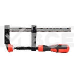 Струбцина F-образная усиленная Deli DL110515Z 150x50 мм, макс. усилие зажима 2000N, резьба 12мм, фото3