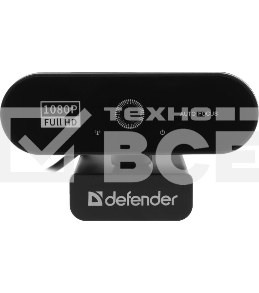 Веб-камера Defender G-lens 2580 черный (2МП, FullHD 1080p, MIC, 86,1°)