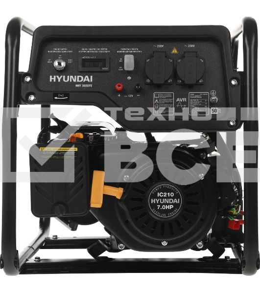 Электрогенератор бензиновый Hyundai HHY 3020FE, 3.1 кВт, 69 дБ, 49 кг