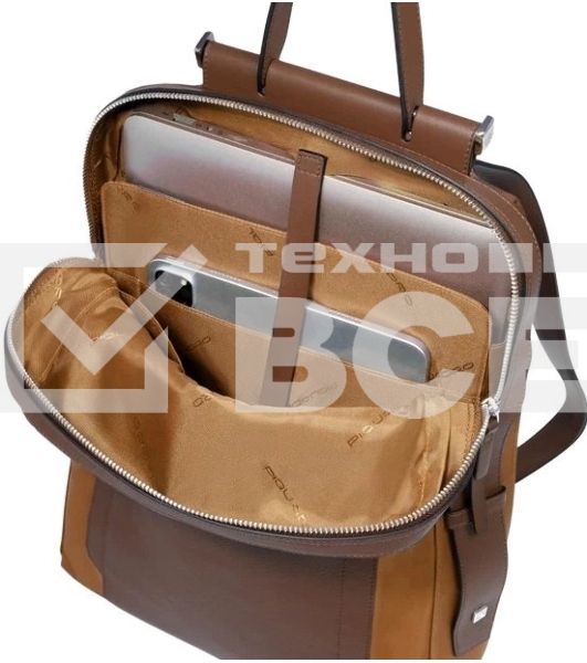 Рюкзак женский Piquadro Lyra CA4576W92T/CU табачный ткань/натур.кожа