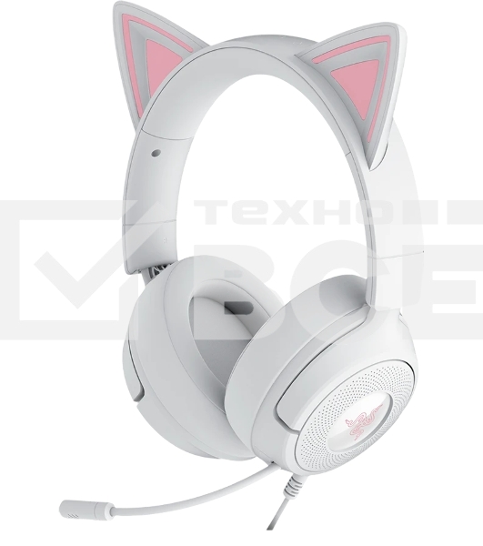 Гарнитура Razer Kraken Kitty V3 X белый, проводная, 3.5 мм