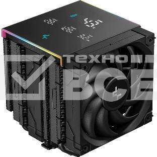 Кулер для процессора DEEPCOOL AK620 DIGITAL PRO черный, 120 мм, алюминий/медь, 1750 об/мин, 25 дБ, 4 pin, 260 Вт, 163 мм