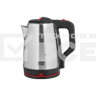 Чайник электрический Homestar HS-1003 1.8л нержавейка, черный