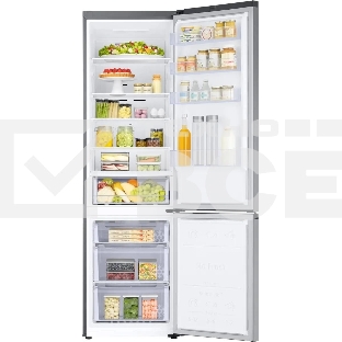 Холодильник Samsung RB38C600DSA/EF серебристый двухкамерный 276/114л морозилка снизу, No Frost