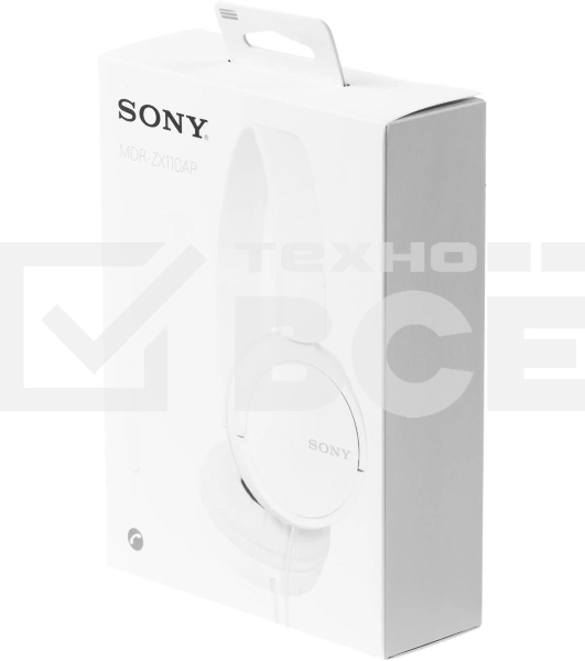 Наушники Sony MDR-ZX110APW белый