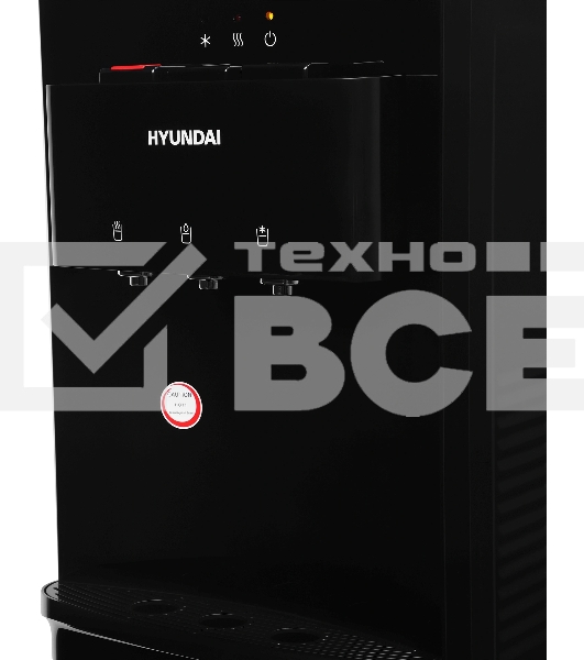 Кулер Hyundai H-WD2155E напольный электронный черный