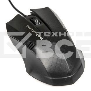 Мышь проводная Nakatomi MON-04U черный, 800 dpi, USB, кнопки - 3