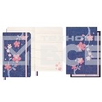 Блокнот Moleskine LIMITED EDITION SAKURA LESU08QP060BOX Large 130х210мм, обложка текстиль, 176 страниц, линейка, твердая обложка, подарочная коробка, синий, 2025, фото9