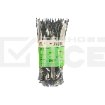 Нейлоновые стяжки Fortisflex КСС 3х150 черный 100 штук, фото6