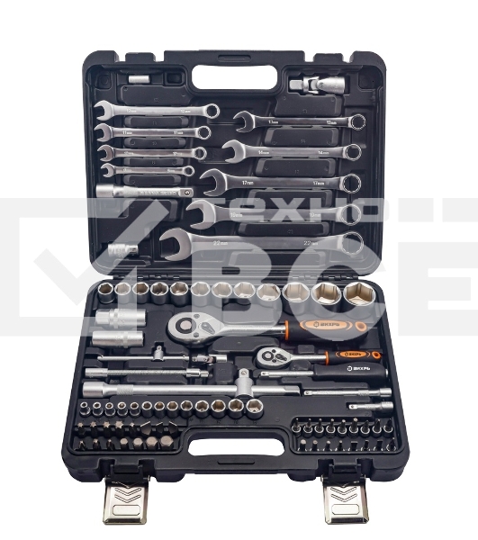 Набор инструментов Вихрь 1/2', 1/4', в кейсе 82 предм