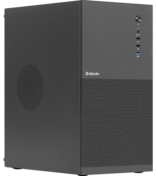 Компьютерный корпус Defender Apex Metal черный, mATX, USB3.0, USB1.1x2
