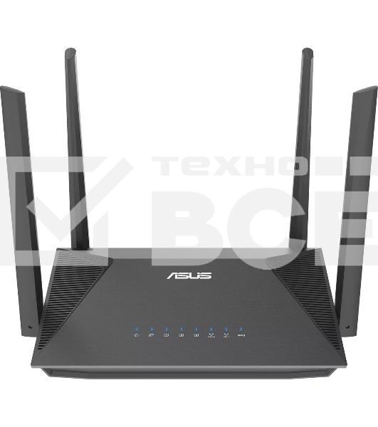 Роутер беспроводной Asus RT-AX52 AX1800 10/100/1000BASE-TX черный