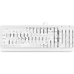 Клавиатура проводная A4Tech Fstyler FK15, USB, белый, фото 1
