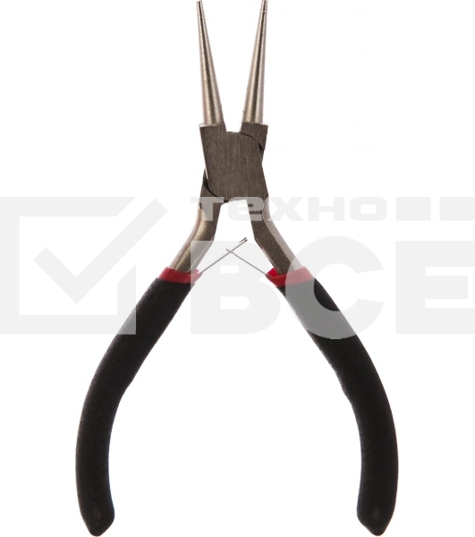 Круглогубцы Rexant 12-4606 Мини 120 мм никелированные, авторазжим, обливные рукоятки