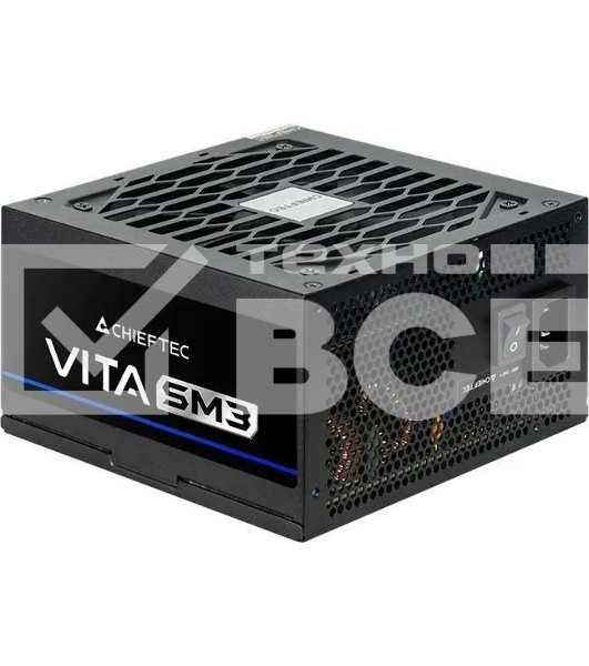 Блок питания Chieftec Vita SM3 BPX-850-C (ATX 3.1, 850W, 80 PLUS BRONZE, Active PFC, 120мм fan, Semi-modular Cable Management) Retail