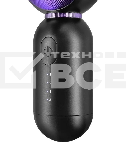 Массажер Kitfort КТ-2987 60Вт черный/фиолетовый