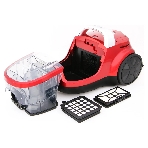 Пылесос Willmark VC-2067CY красный, 400/2000 Вт, уборка сухая, пылесборник контейнер 2 л, фото9