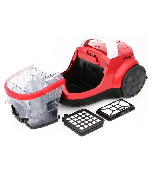 Пылесос Willmark VC-2067CY красный, 400/2000 Вт, уборка сухая, пылесборник контейнер 2 л