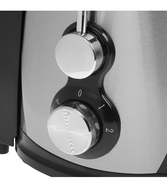 Соковыжималка Kelli KL-5091 чёрный/серебристый, центробежная, 1100 Вт, 1000 мл, механическое